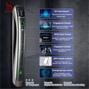 SL6 Night Vision Safe Smart Gate Door Lock